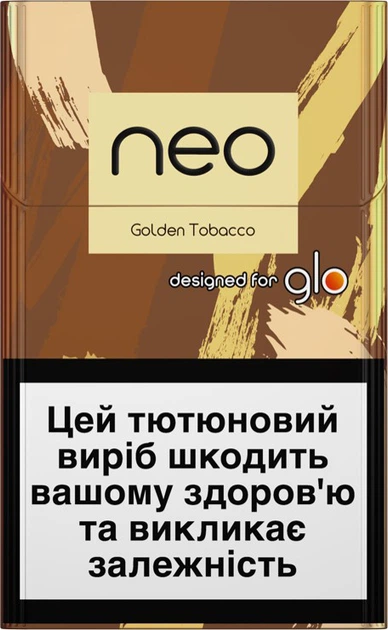 Блок стиков для нагревания табака Neo Demi Golden Tobacco 10 пачек