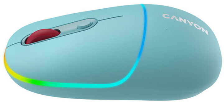 Мышь Canyon MW-22 Dual Band RGB Wireless Dark Cyan (CNS-CMSW22DC) - изображение 5