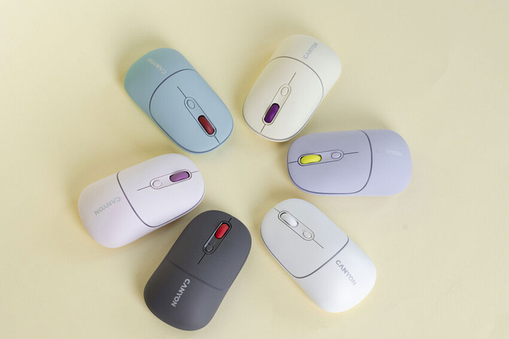 Мышь Canyon MW-22 Dual Band RGB Wireless Pearl Rose (CNS-CMSW22PR) - изображение 12