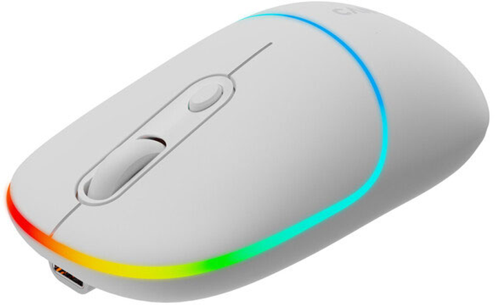 Мышь Canyon MW-22 Dual Band RGB Wireless Snow White (CNS-CMSW22SW) - изображение 2