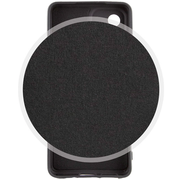 Чехол Fiji Holder Ring для Xiaomi Redmi 12C бампер с кольцом подставкой Black - изображение 3