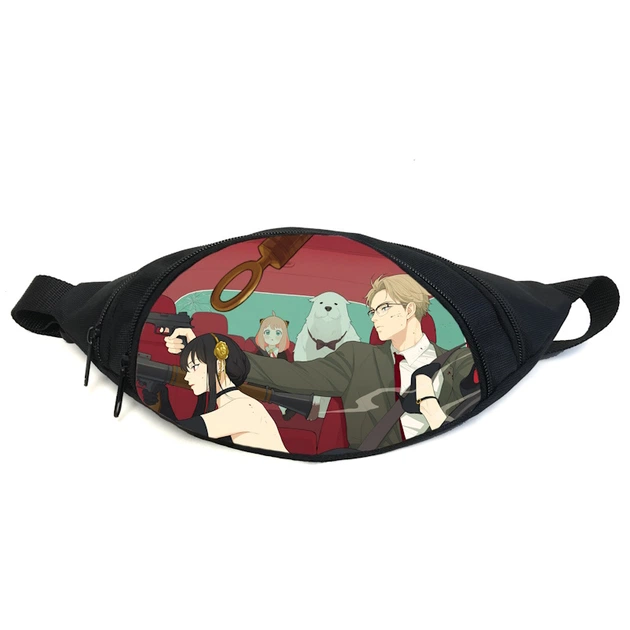 Поясная сумка бананка Семья шпиона Spy × Family (GB SF017) Gear Bag черная - Фото 1 Поясная сумка бананка Семья шпиона Spy × Family (GB SF017) Gear Bag черная - изображение 1