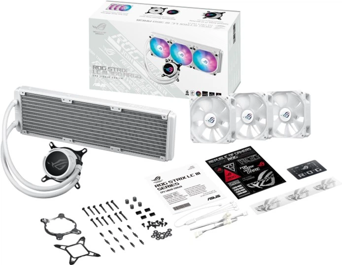 Система водяного охолодження ASUS ROG Strix LC III 360 ARGB White (90RC00T2-M0UAY0) - зображення 8