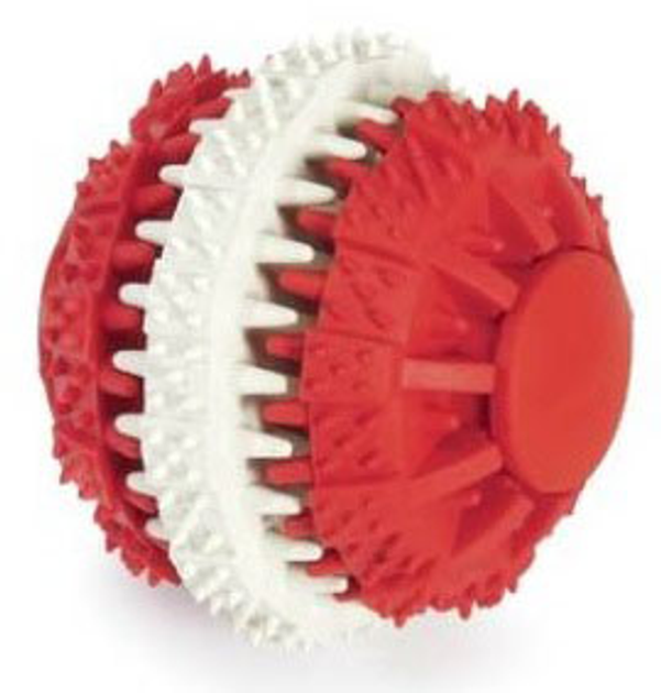 Zabawki do gryzienia dla psów Camon Dental fun piłka z pierścieniem 6 cm (8019808180618) - obraz 2