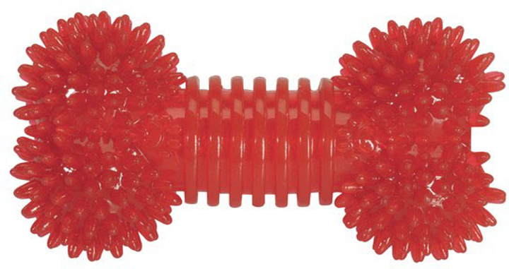 Жувальна іграшка для собак Camon Кістка з шипами та звуком 13.5 см (8019808191706) - зображення 2