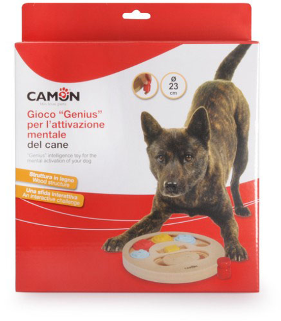 Interaktywna zabawka dla psów Camon Genius Koło 23 cm (8019808223360) - obraz 1