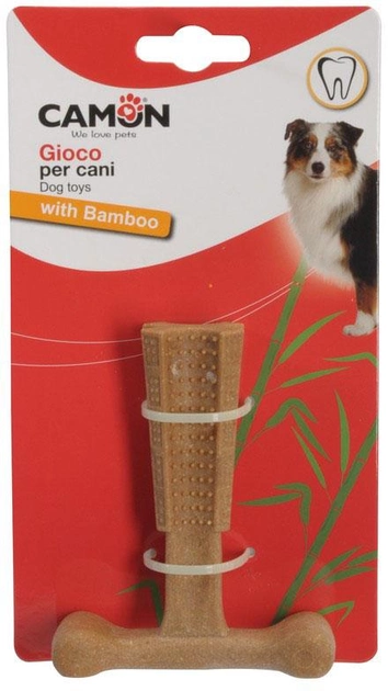 Іграшка для собак Camon Бамбукова кістка 15 см (8019808223049) - зображення 1