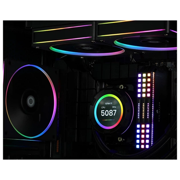 Система водяного охлаждения ID-Cooling Space LCD SL360 - изображение 5