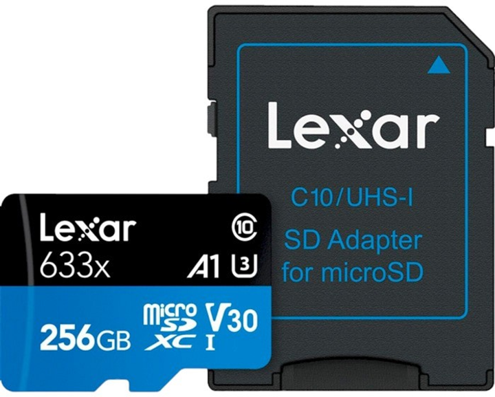 Karta pamięci Lexar High-Performance 633x microSDXC 256GB (LSDMI256BB633A) - obraz 1