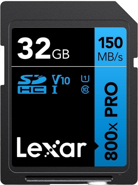 Karta pamięci Lexar High-Performance 800x SDHC 32GB (LSD0800P032G-BNNNG) - obraz 1
