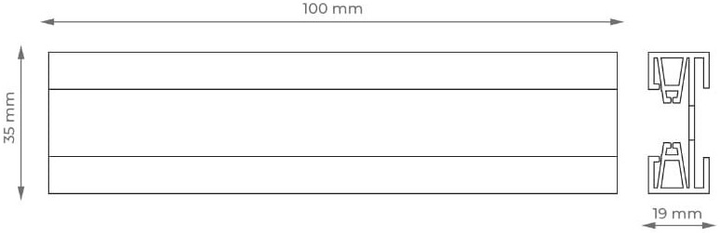 Zestaw oświetleniowy DPM X-Line szynowy 3 x GU10 czarny (STR-3XGU10-B) - obraz 10