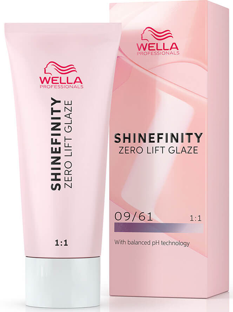 Крем-фарба без окислювача Wella Professionals Shinefinity Zero Lift Glaze 09-61 Cool Iced Platinum 60 мл (4064666057521) - зображення 1