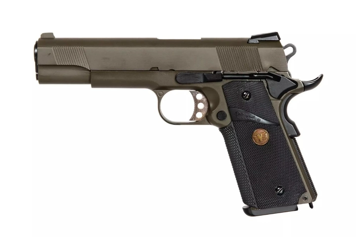 Пістолет SOCOM MEU Full Metal без ріс кріплення Olive WE - изображение 1