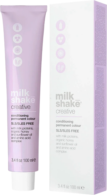 Farba do włosów Milk Shake Creative 4.7 Violet Medium Brown 100 ml (8032274059035) - obraz 1