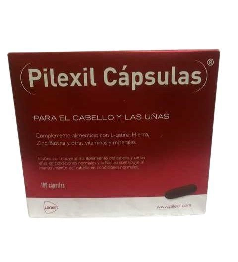 Suplement diety Lacer Pilexil Cápsulas 100 U (8470001515520) - obraz 1