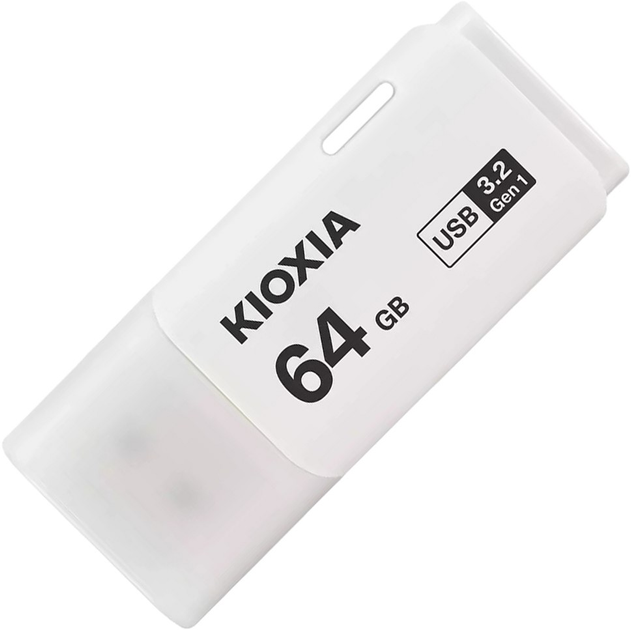 Флеш пам'ять Kioxia TransMemory 64 GB USB 3.2 White (LU301W064G) - зображення 1
