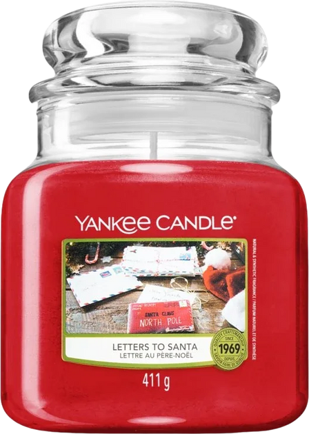 Свічка Yankee Candle Листи до Святого Миколая 411 г (5038581123554) - зображення 1