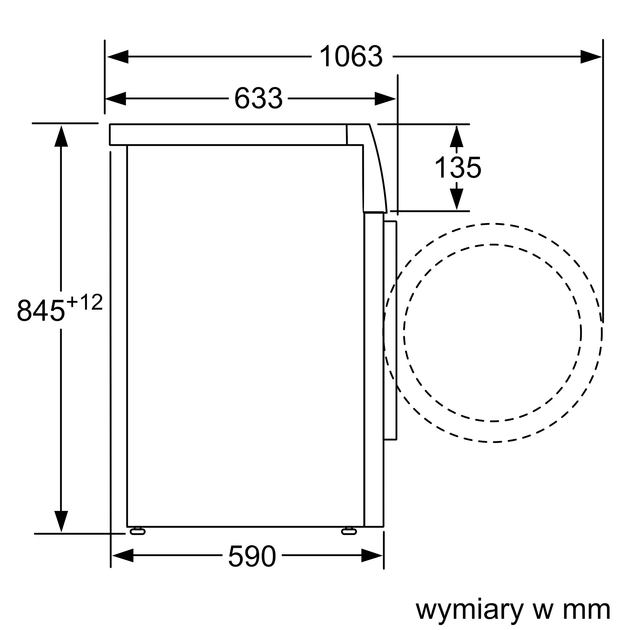 Pralka Bosch Serie 4 WAN2813KPL - obraz 8