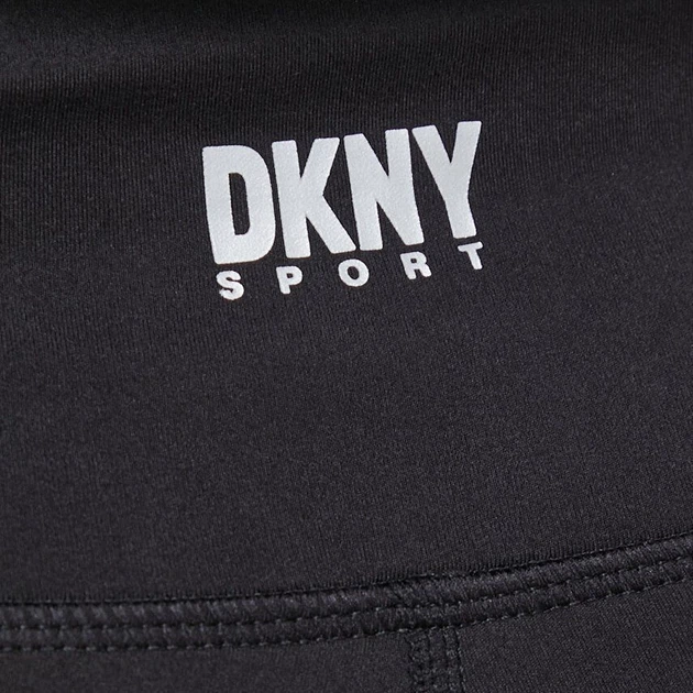 Спортивные леггинсы для фитнеса высокие женские Donna Karan NY (DKNY) High Waist 7/8 Tight DP3P3249-BLK XS Черные (755404535756) - изображение 4
