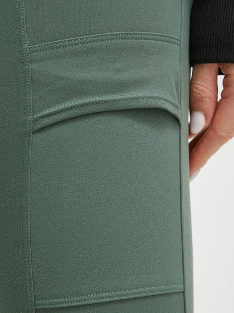 Спортивные леггинсы для фитнеса высокие женские Donna Karan NY (DKNY) High Waist 7/8 Tight DP3P3249-FW7 XS Зеленые (755404327436) - изображение 4
