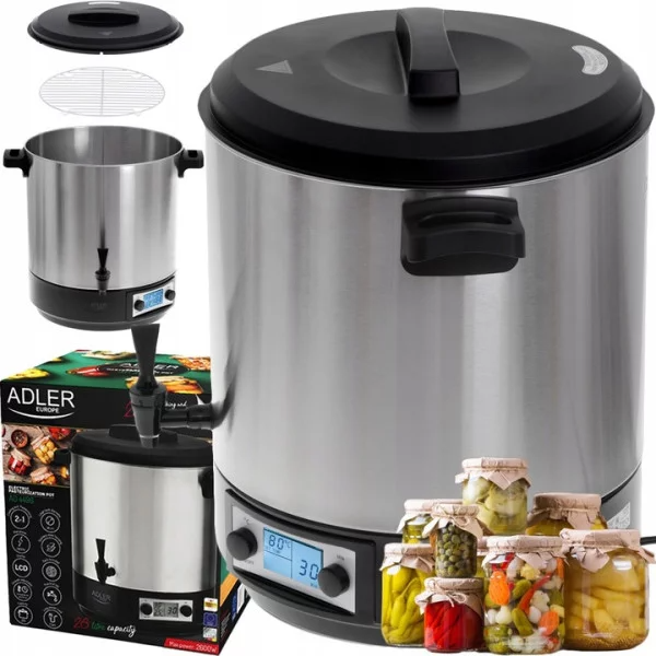Термопот электрический Adler AD 4496 28L 2000W silver - изображение 5