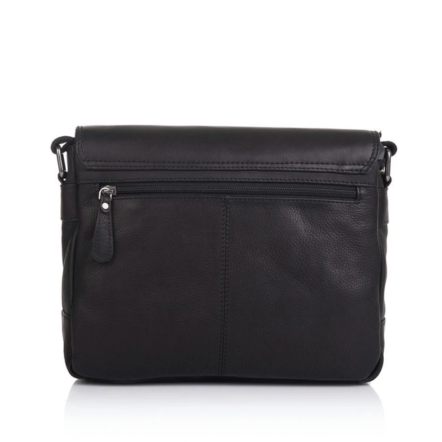 Мужская сумка с карманами через плечо Hill Burry HB3062 Black - изображение 3