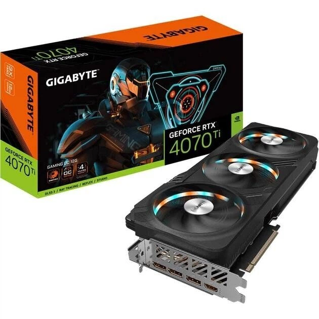 Дискретная видеокарта nVidia GeForce RTX 4070 Ti, 12 GB GDDR6X
