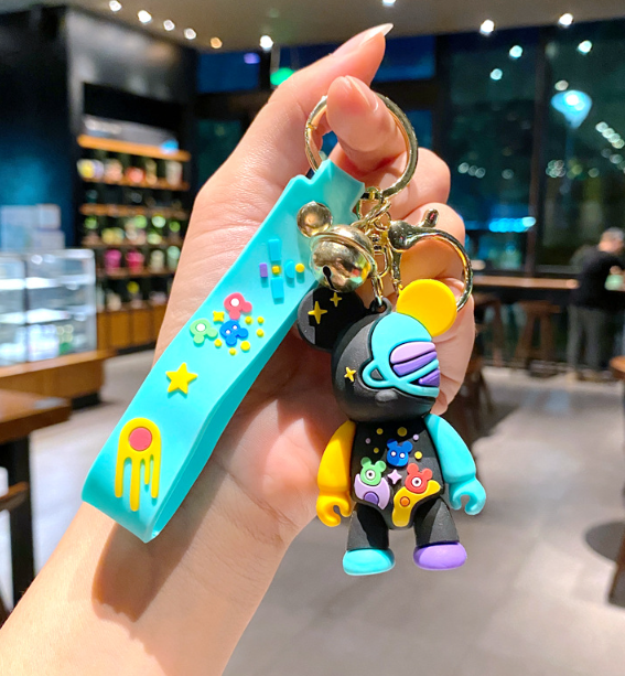Брелок на сумку ключи Мишка беарбрик Gloomy Bear зелёный (AN)31663