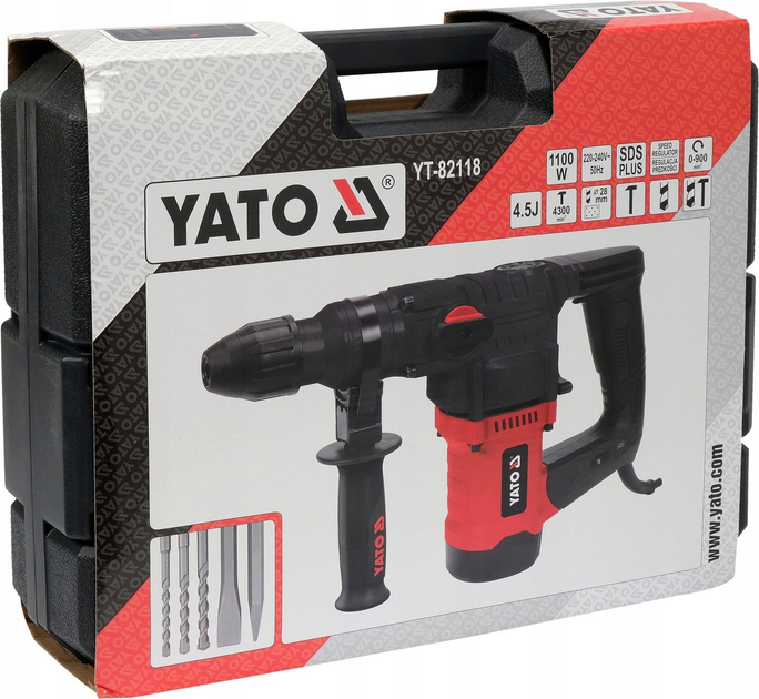 Перфоратор YATO YT-82118 - изображение 10