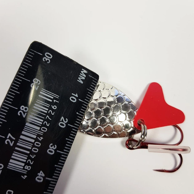 Блешня на щуку Spinnex Perch 15г (срібло) блешня коливна - зображення 4