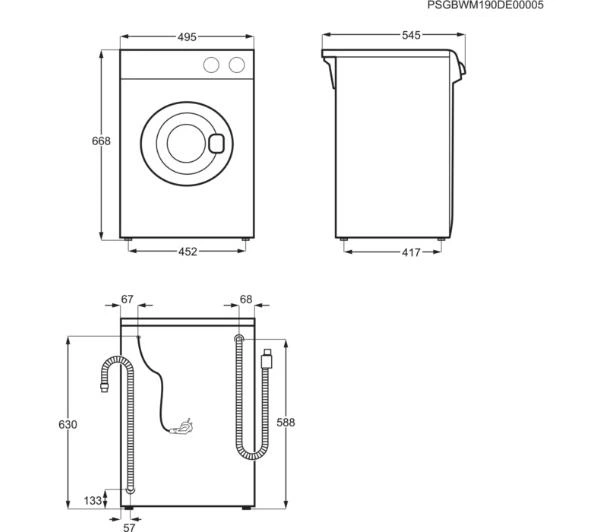 Pralka Electrolux EWC1351 - obraz 3