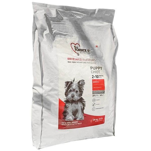 Сухий корм для цуценят малих порід із куркою 1st Choice Puppy Toy&Small Chicken 20 кг - Фото 1 Сухий корм для цуценят малих порід із куркою 1st Choice Puppy Toy&Small Chicken 20 кг - зображення 1