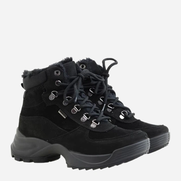 Жіночі зимові черевики високі з мембраною Imac 259468 30170/011 37 23.8 см Чорні (2594681370364) - зображення 4