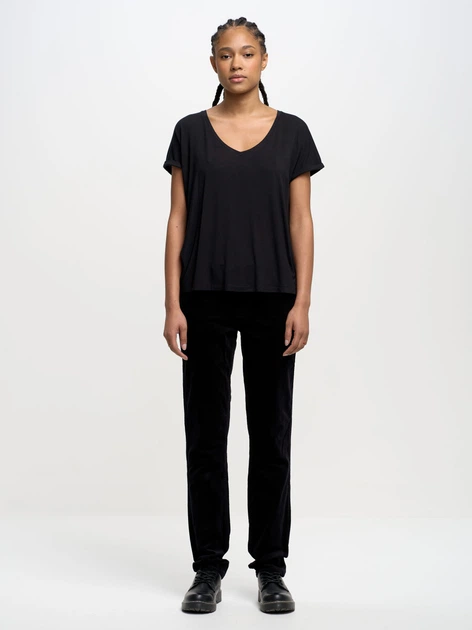 Koszulka damska Big Star Valeria 906 XL Czarna (5900714390686) - obraz 3