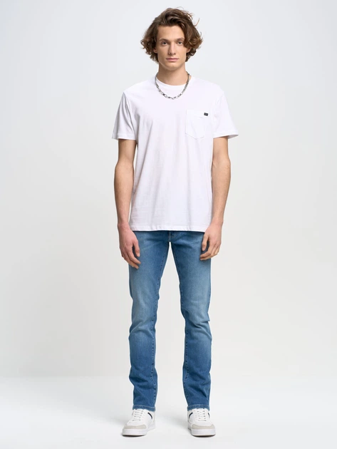 Koszulka męska Big Star Carbon 101 M Biała (5900714387822) - obraz 2