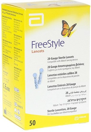 Lancety Abbott Freestyle Sterile Glucose Lancets 21 G  50 szt (5021791708482) - obraz 1