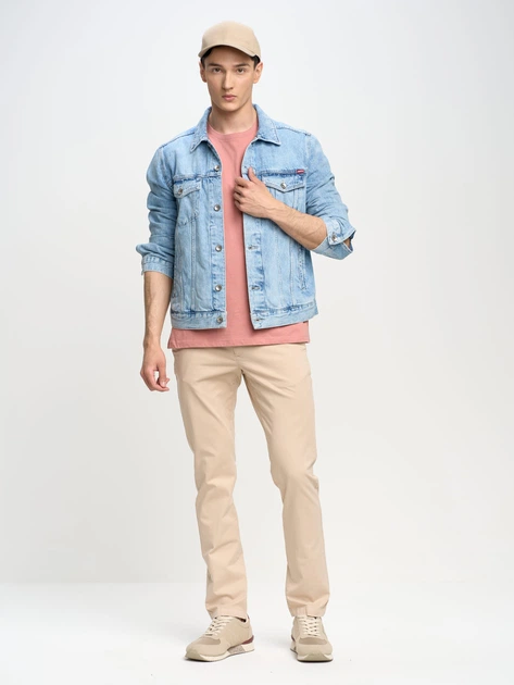 Spodnie regular fit męskie Big Star Erhat 190070805 W30L30 Beżowe (5900714724771) - obraz 3