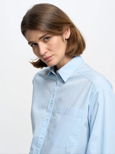 Koszula damska Big Star Lamesa 141911400 XS Błękitna (5900714595999) - obraz 6