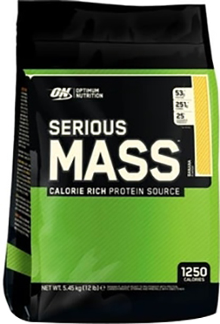 Гейнер Optimum Nutrition Serious Mass 5455 г Полуниця (5060245600934 ...