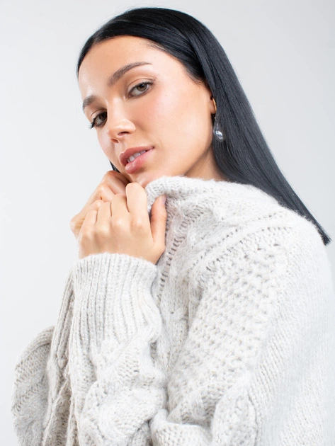 Sweter damski Big Star Cristi-100 L/XL Biały (5900714680206) - obraz 5