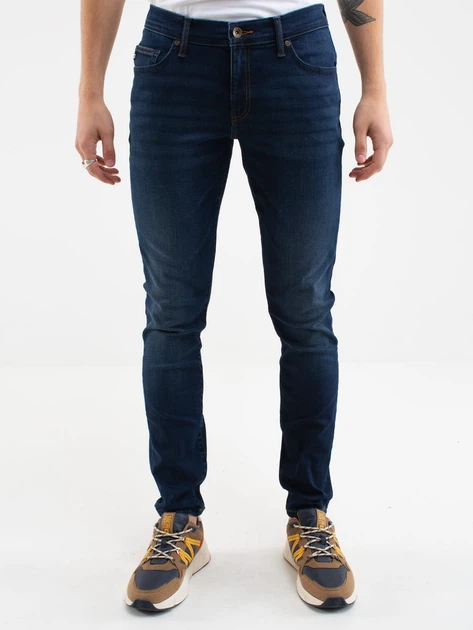 Jeansy slim fit męskie Big Star Deric-579 W34-L32 Ciemnoniebieskie (5900714427245) - obraz 1