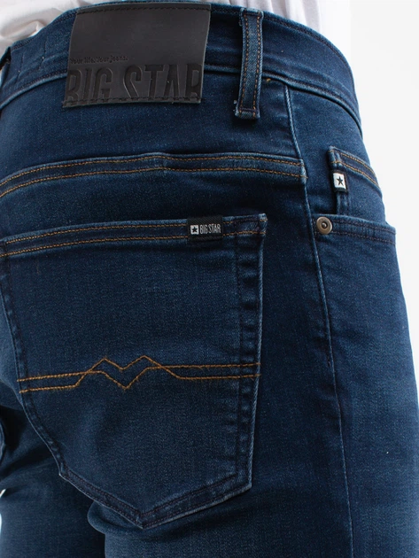 Jeansy slim fit męskie Big Star Deric-579 W34-L32 Ciemnoniebieskie (5900714427245) - obraz 6