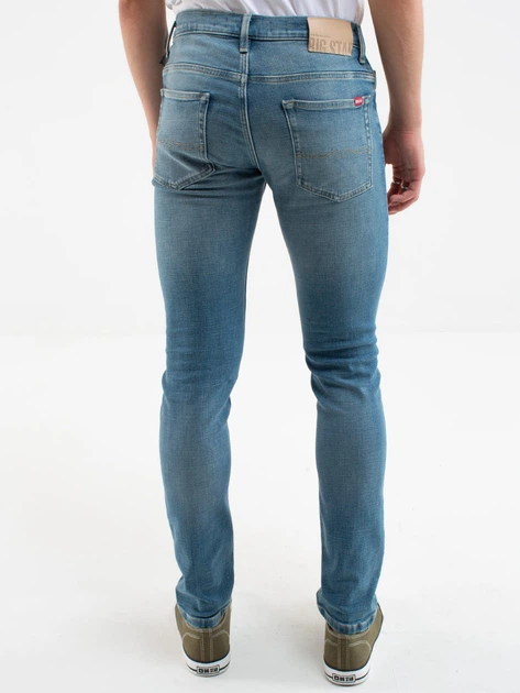 Jeansy skinny męskie Big Star Jeffray-266 W34-L32 Niebieskie (5900714683139) - obraz 2