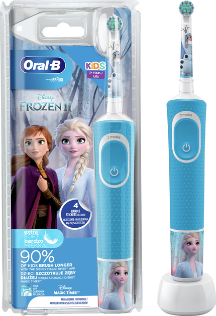 Электрическая зубная щетка Oral-B Kids "Холодное Сердце 2" (4210201245193) - изображение 1