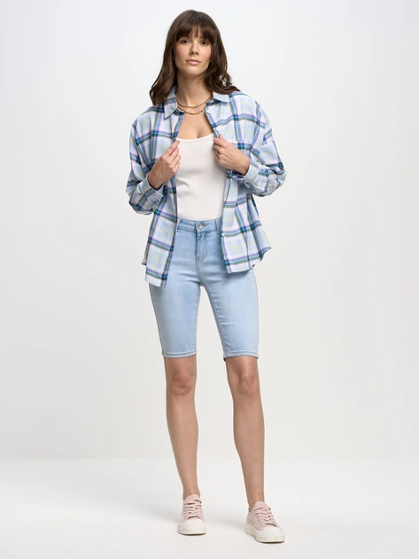 Spodenki damskie jeansowe Big Star Shira-100 W31 Jasnoniebieskie (5900714640699) - obraz 3