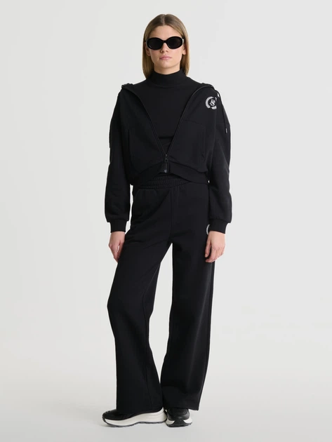 Bluza damska rozpinana z kapturem Big Star MORINGA S Czarna (5900714712136) - obraz 5