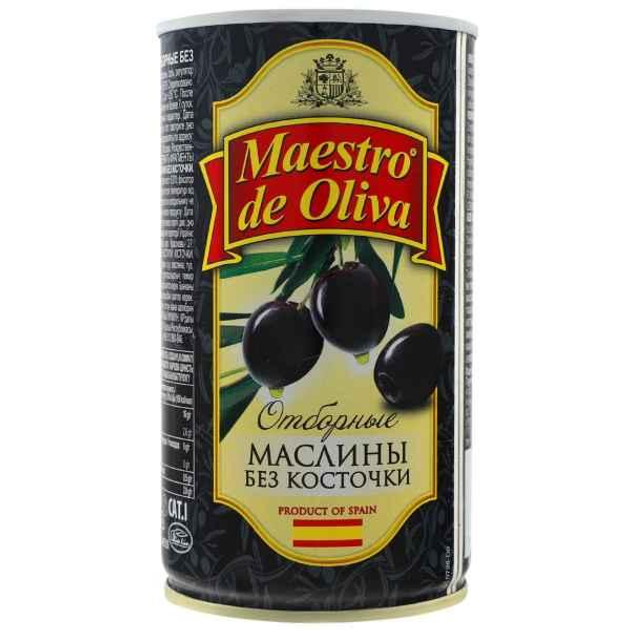 Маслини Maestro de OLIVA без кісточки відбірні 360г - зображення 1