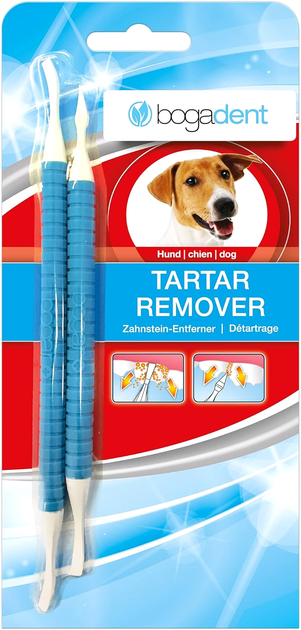 Інструмент для видалення зубного каменю у собак Bogadent Tartar Remover 2 шт (7640118832020) - зображення 1