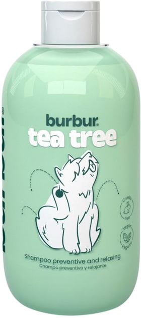 Szampon dla psów Burbur Vegan Shampoo Tea Tree 400 ml (8429083038090) - obraz 1