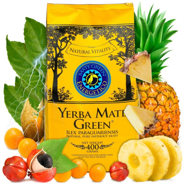Чай Мате Мате Зеленый Энергетико 400г (5905567011153) – ROZETKA ...